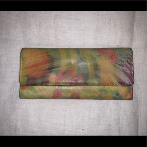 Floral Hobo trifold wallet